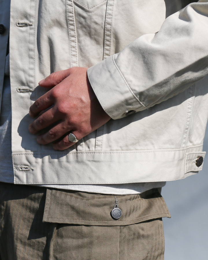 WORKERS ワーカーズ Lot 857, Sanforized, 10 oz, Double Twist Chino, Oyster