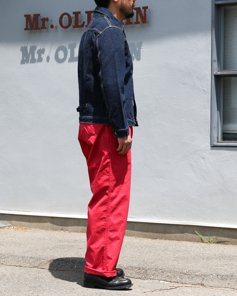 MASTER&amp;CO MC076 CHINO LONG TROUSERS Red