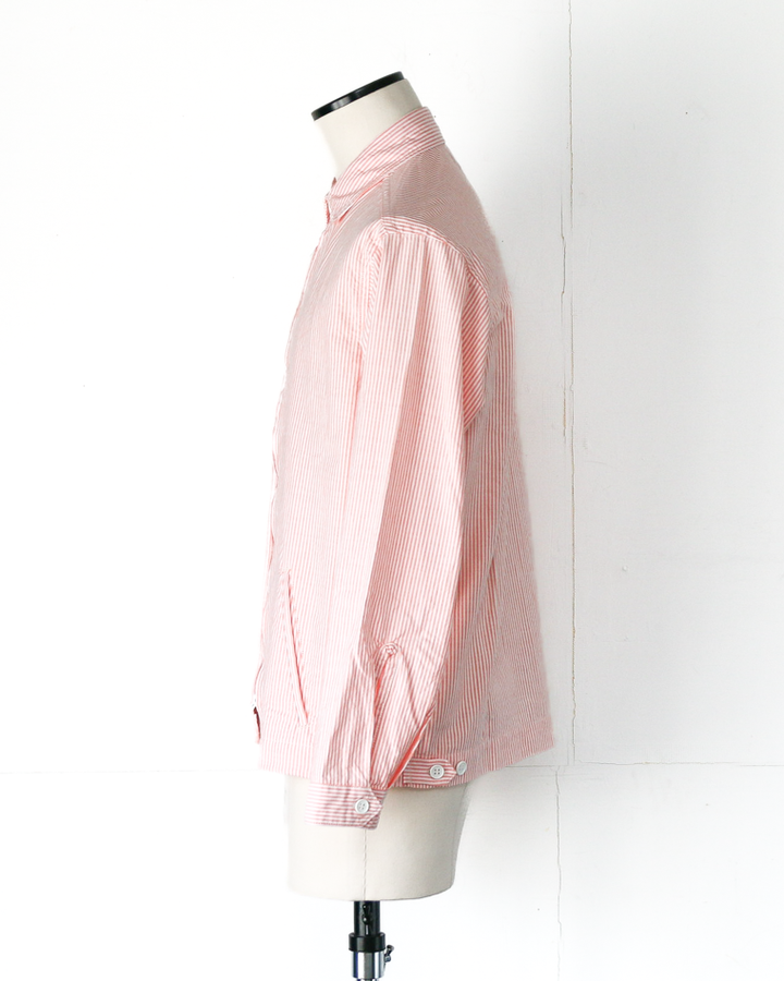 WORKERS ワーカーズ Swing Top, Supima OX, Orange Stripe