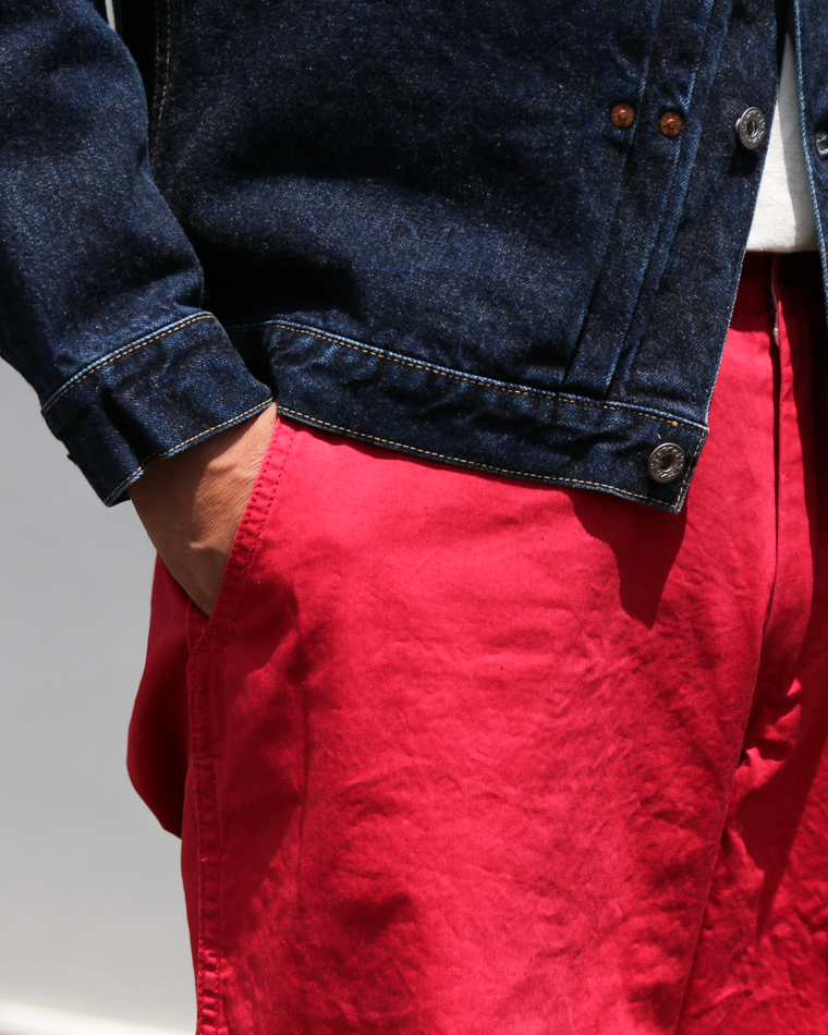MASTER&amp;CO MC076 CHINO LONG TROUSERS Red
