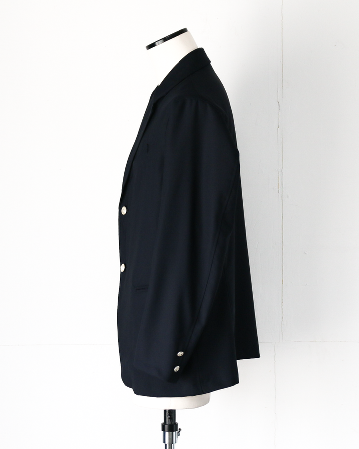 WORKERS ワーカーズ Moonglow Blazer, Combat Wool Tropical, Navy