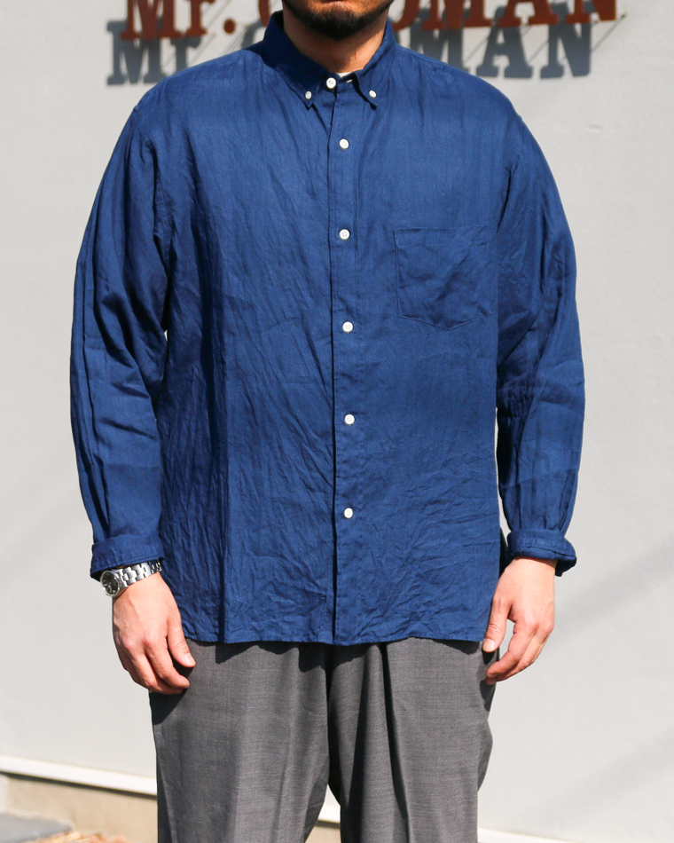 another 20th century アナザートゥエンティースセンチュリー Montmartre B.D - indigo LINEN100