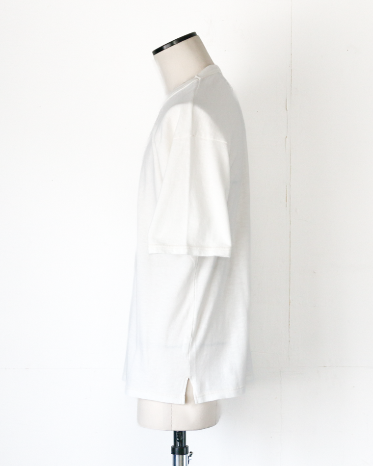 DEVISE FACTORY DF56 Cotton Wide Tshirt White