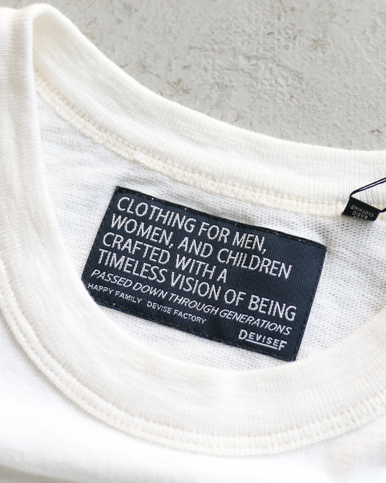 DEVISE FACTORY DF56 Cotton Wide Tshirt White