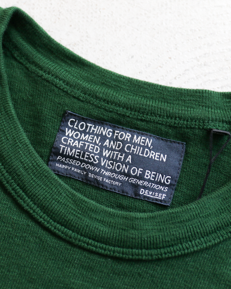 DEVISE FACTORY DF56 Cotton Wide Tshirt Green