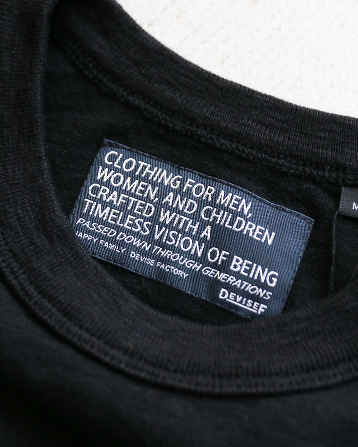 DEVISE FACTORY DF56 Cotton Wide Tshirt Black