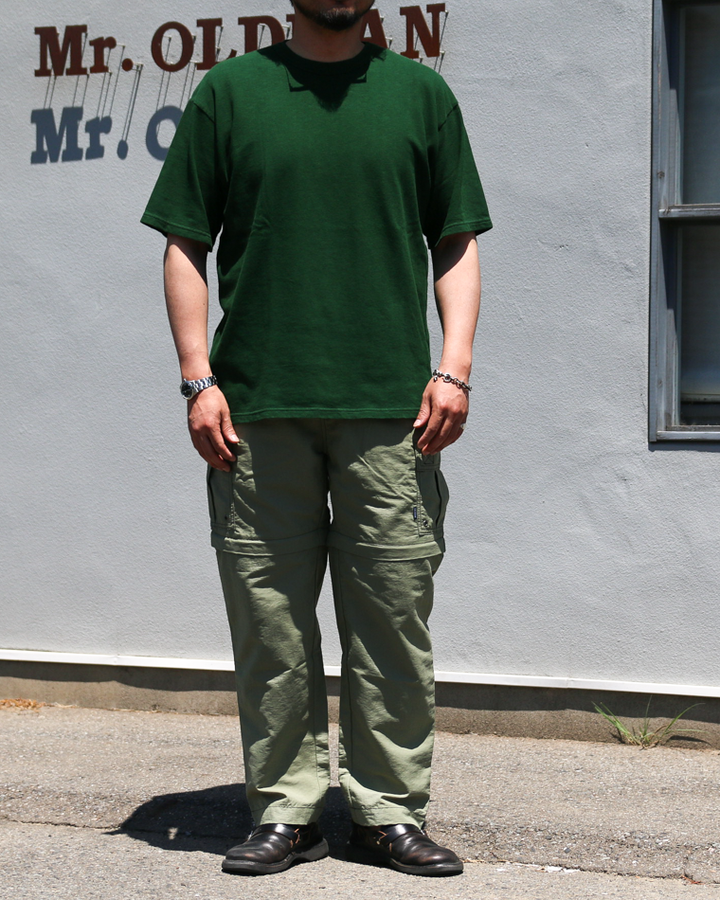 DEVISE FACTORY DF56 Cotton Wide Tshirt Green
