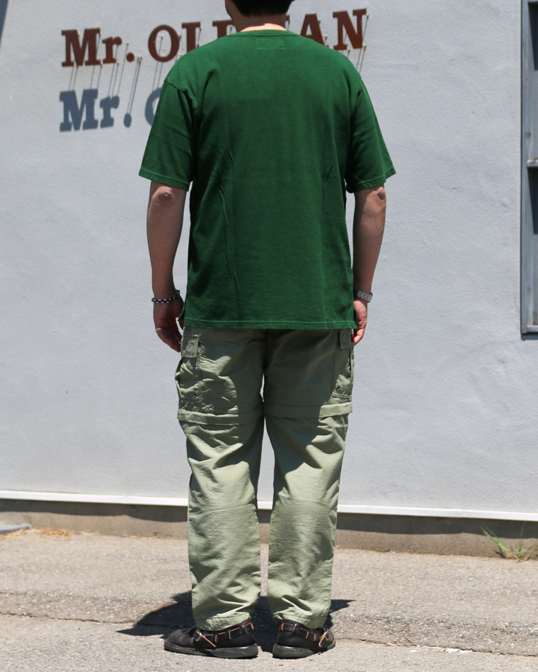 DEVISE FACTORY DF56 Cotton Wide Tshirt Green