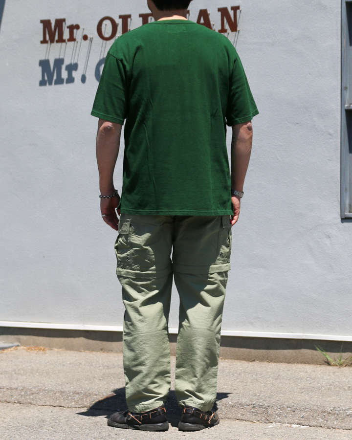 DEVISE FACTORY DF56 Cotton Wide Tshirt Green