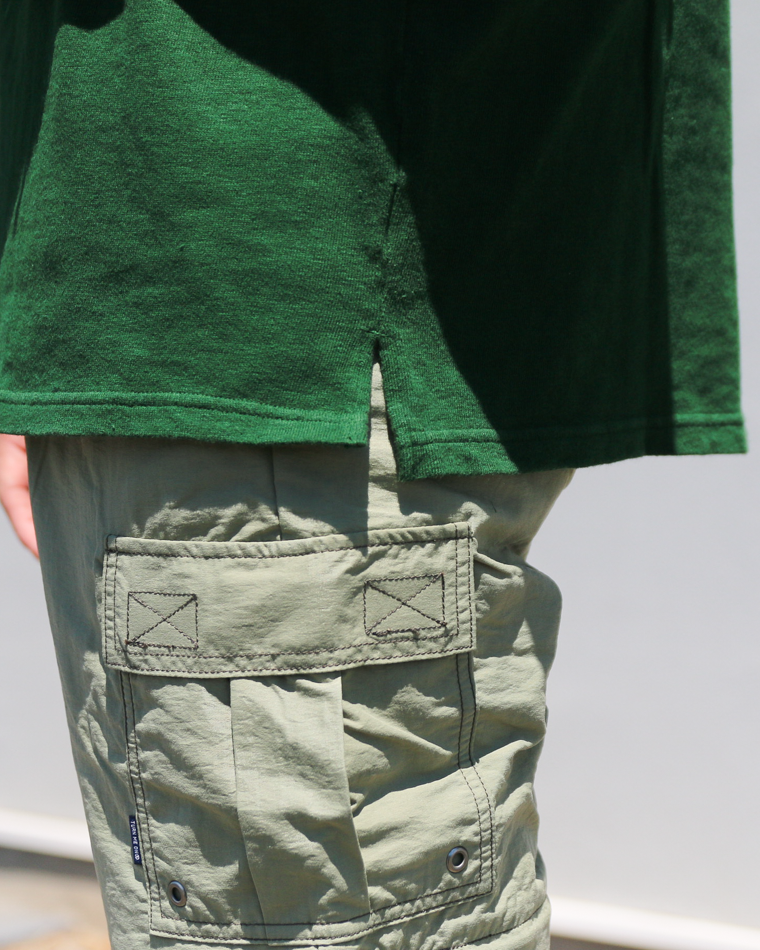 DEVISE FACTORY DF56 Cotton Wide Tshirt Green