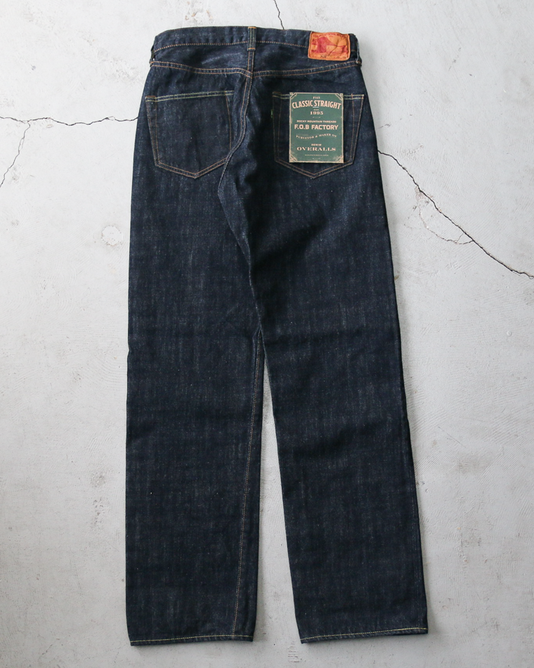 FOB factory エフオービーファクトリー F143 ROCKY SELVEDGE WIDE STRAIGHT 5P