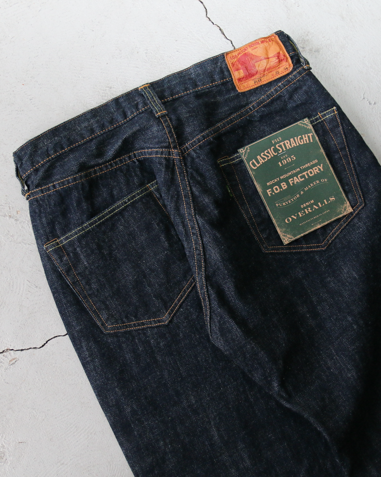 FOB factory エフオービーファクトリー F143 ROCKY SELVEDGE WIDE STRAIGHT 5P