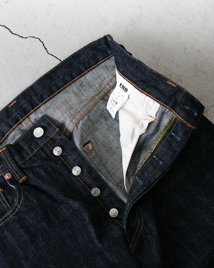 FOB factory エフオービーファクトリー F143 ROCKY SELVEDGE WIDE STRAIGHT 5P