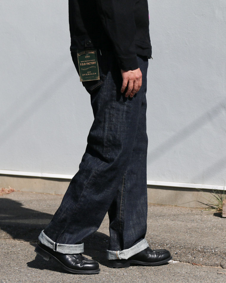 FOB factory エフオービーファクトリー F143 ROCKY SELVEDGE WIDE STRAIGHT 5P