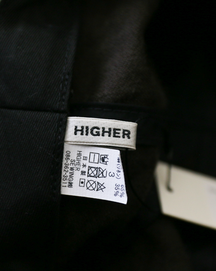 HIGHER HT26015 C/L DOUBLE WEAVE MOLESKIN WIDE BERET