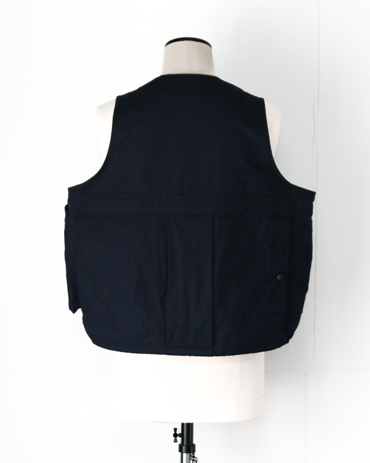 another 20th century アナザートゥエンティースセンチュリー River Runs Vest - C/ripstop Navy