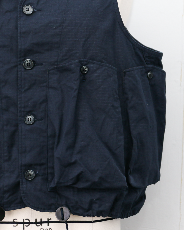 another 20th century アナザートゥエンティースセンチュリー River Runs Vest - C/ripstop Navy