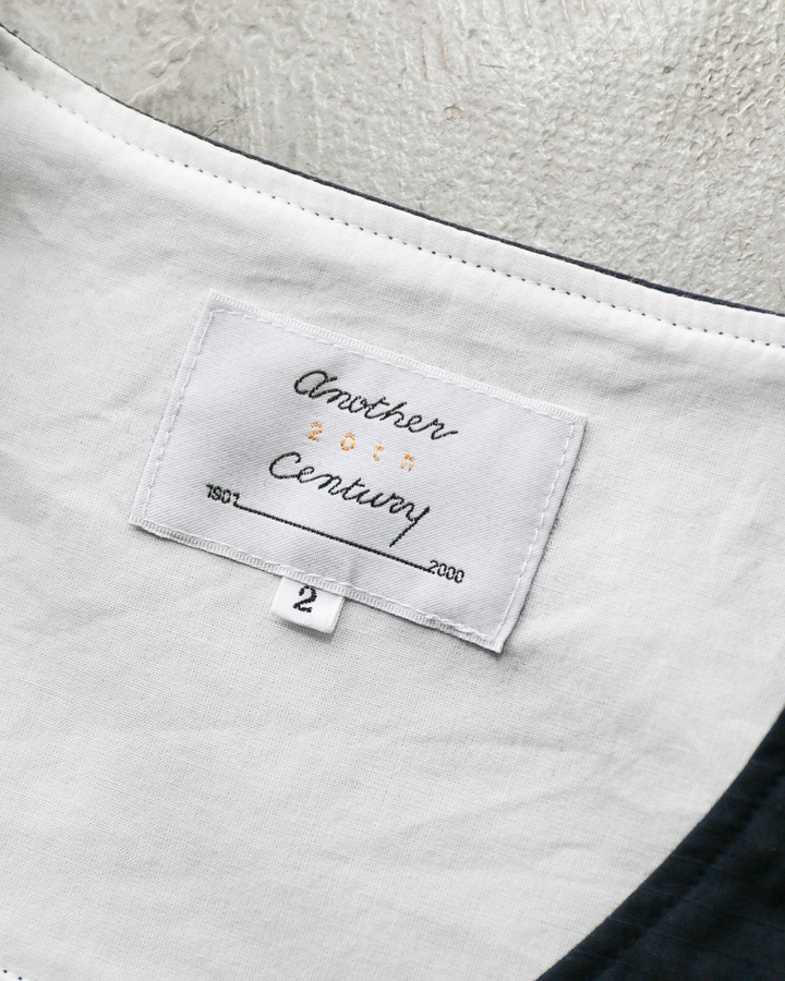 another 20th century アナザートゥエンティースセンチュリー River Runs Vest - C/ripstop Navy