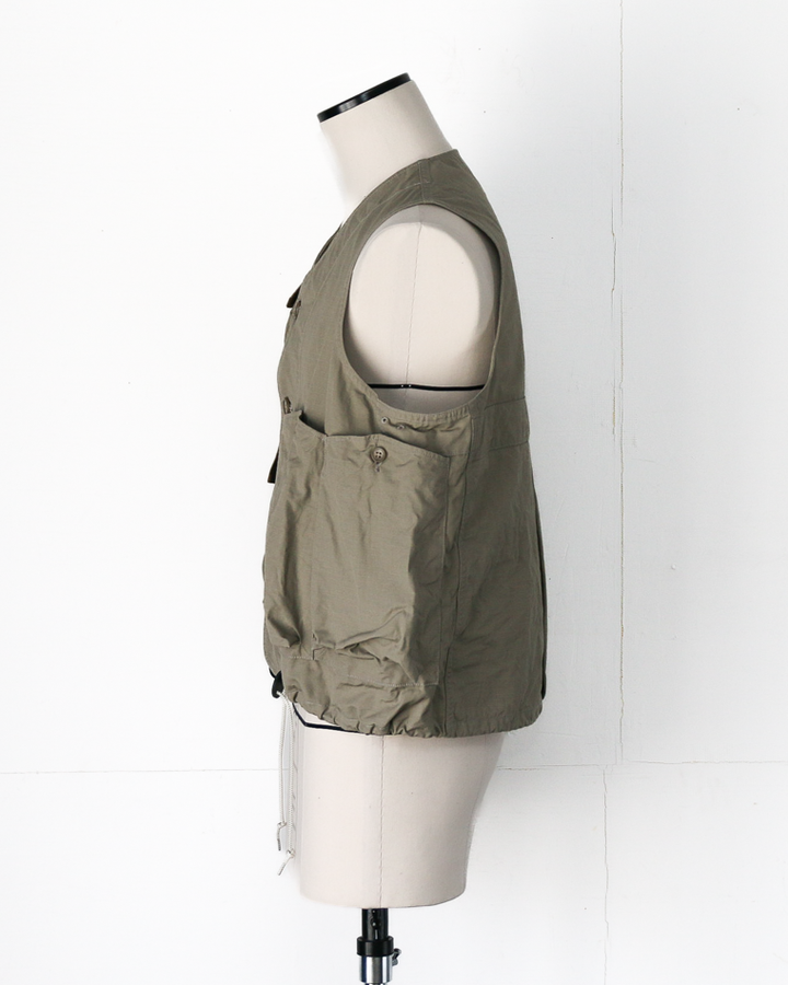 another 20th century アナザートゥエンティースセンチュリー River Runs Vest - C/ripstop Sage