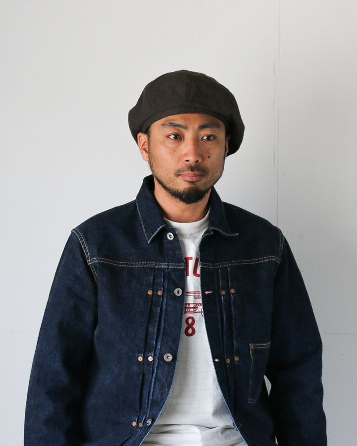 HIGHER HT26015 C/L DOUBLE WEAVE MOLESKIN WIDE BERET