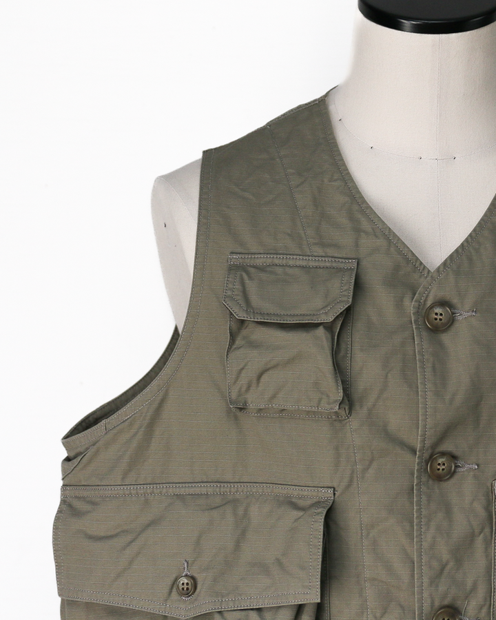 another 20th century アナザートゥエンティースセンチュリー River Runs Vest - C/ripstop Sage