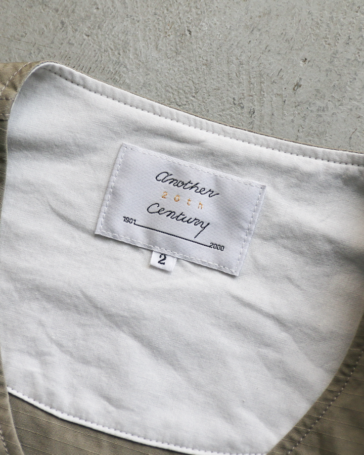 another 20th century アナザートゥエンティースセンチュリー River Runs Vest - C/ripstop Sage