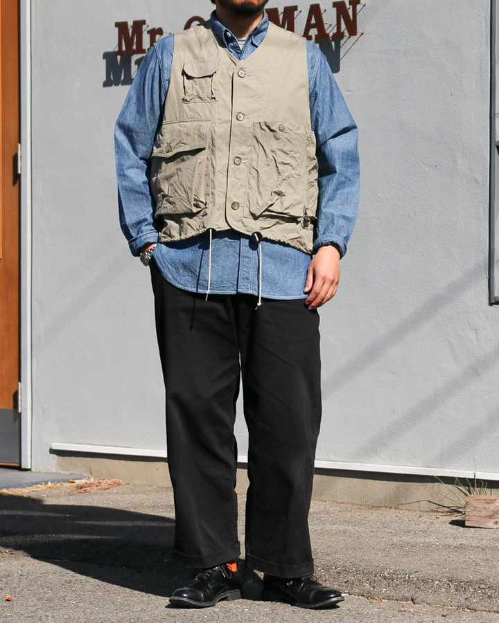 another 20th century アナザートゥエンティースセンチュリー River Runs Vest - C/ripstop Sage