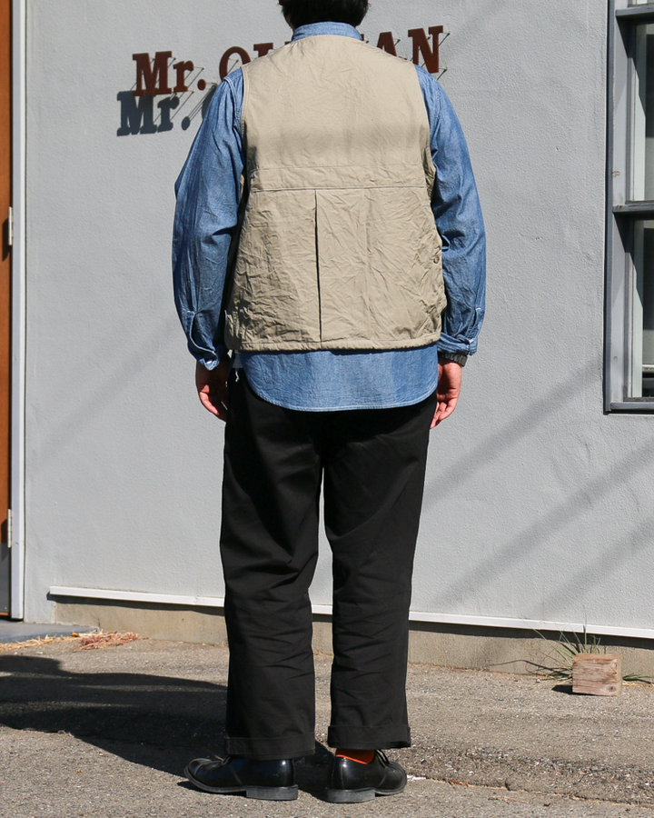 another 20th century アナザートゥエンティースセンチュリー River Runs Vest - C/ripstop Sage
