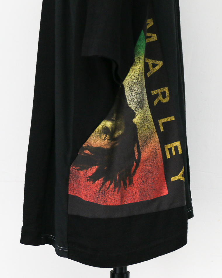 redad  MUSIC REMAKE WIDE S/S TEE  Bob Marley -2
