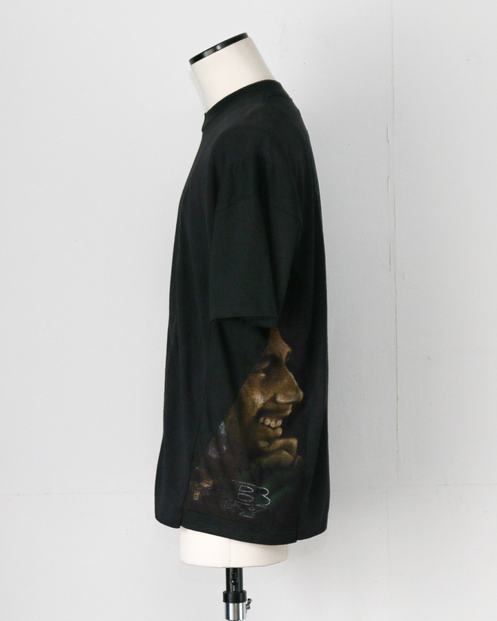 redad  MUSIC REMAKE WIDE S/S TEE  Bob Marley -1