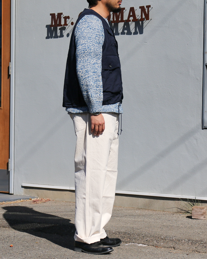 another 20th century アナザートゥエンティースセンチュリー River Runs Vest - C/ripstop Navy