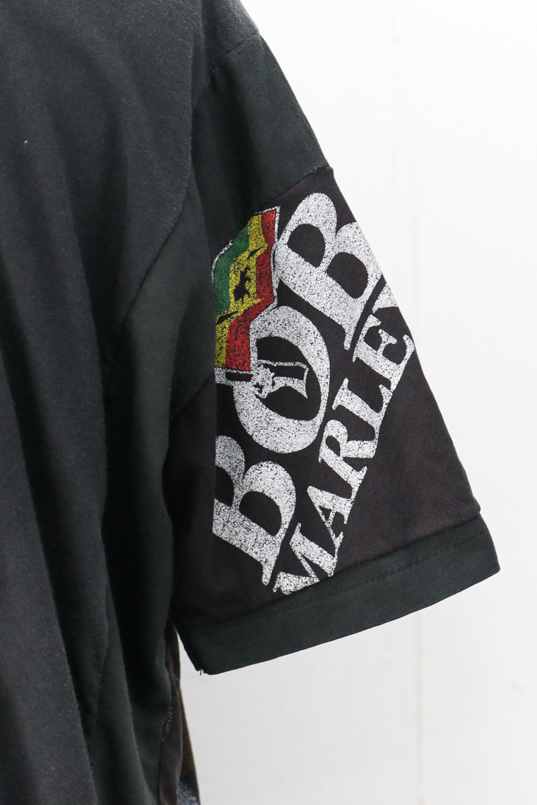 redad  MUSIC REMAKE WIDE S/S TEE  Bob Marley -1