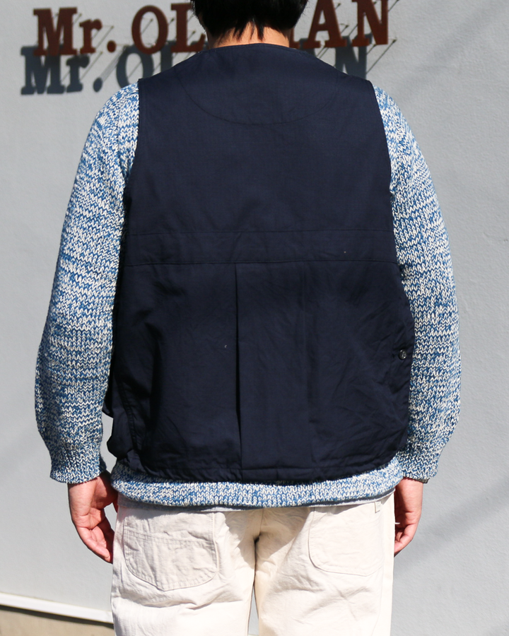 another 20th century アナザートゥエンティースセンチュリー River Runs Vest - C/ripstop Navy