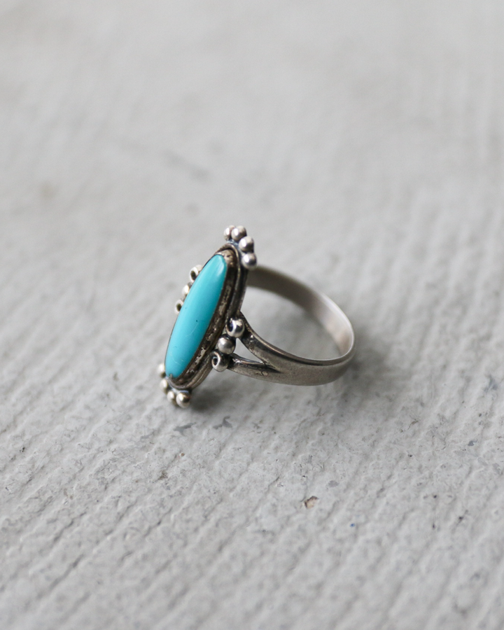 INDIAN JEWELRY インディアンジュエリー Turquoise Ring Type D