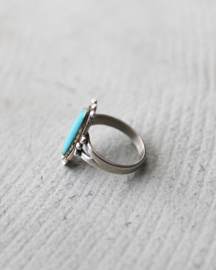 INDIAN JEWELRY インディアンジュエリー Turquoise Ring Type D