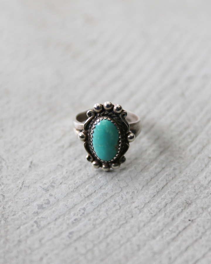 INDIAN JEWELRY インディアンジュエリー Turquoise Ring Type E