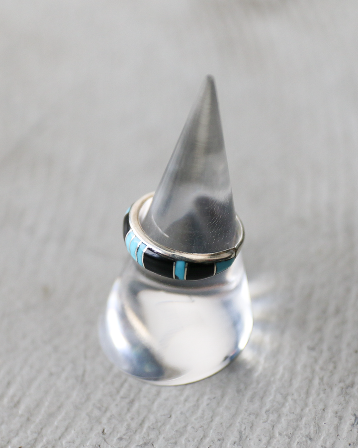 INDIAN JEWELRY インディアンジュエリー Inlay Ring Type F