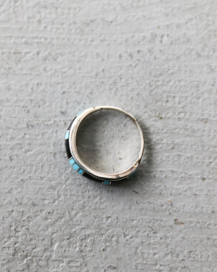 INDIAN JEWELRY インディアンジュエリー Inlay Ring Type F