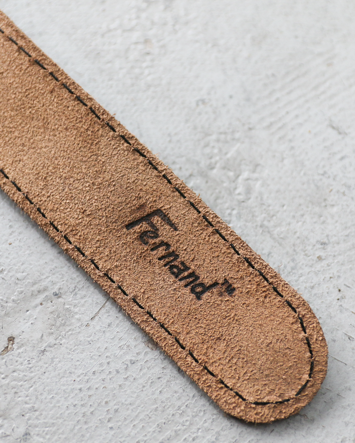 FERNAND LEATHER Sigle Ring Leather Belt