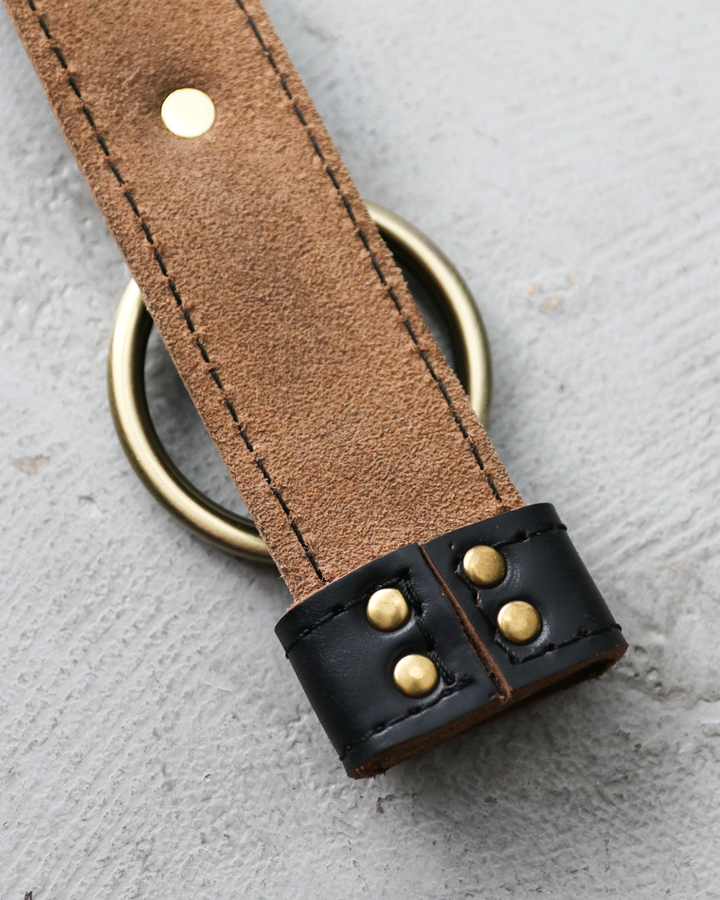 FERNAND LEATHER Sigle Ring Leather Belt