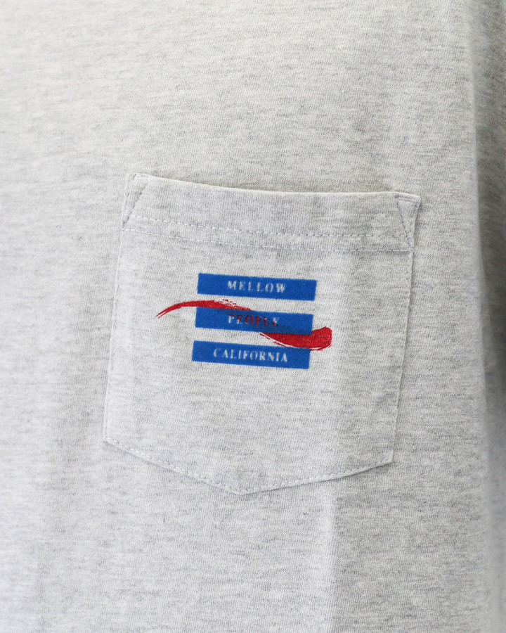 melple Pasadena Pocket Tee (MPC Stamp) Ash