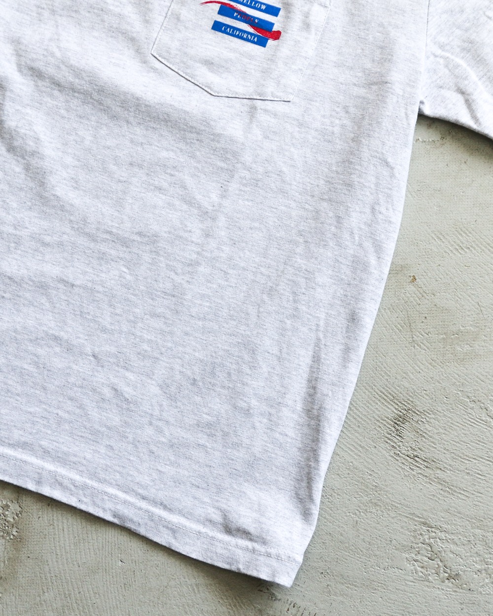 melple Pasadena Pocket Tee (MPC Stamp) Ash