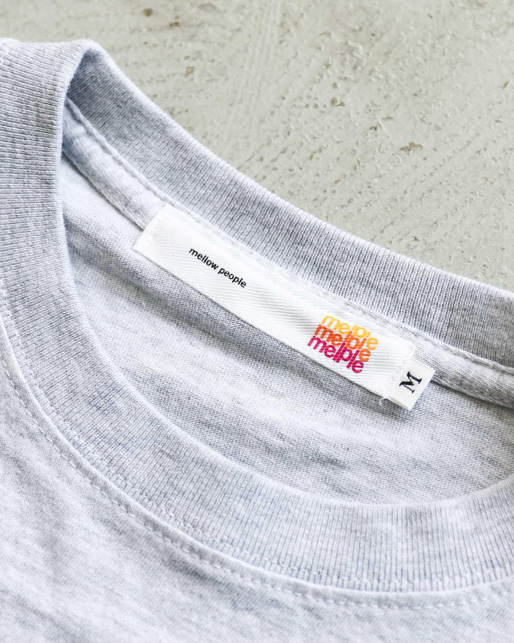 melple Pasadena Pocket Tee (MPC Stamp) Ash