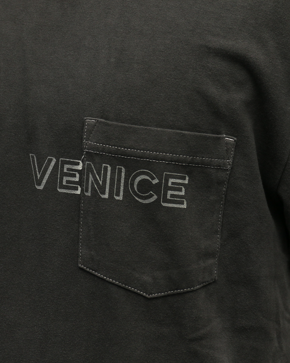 melple Pasadena Pocket Tee (VENICE) Black