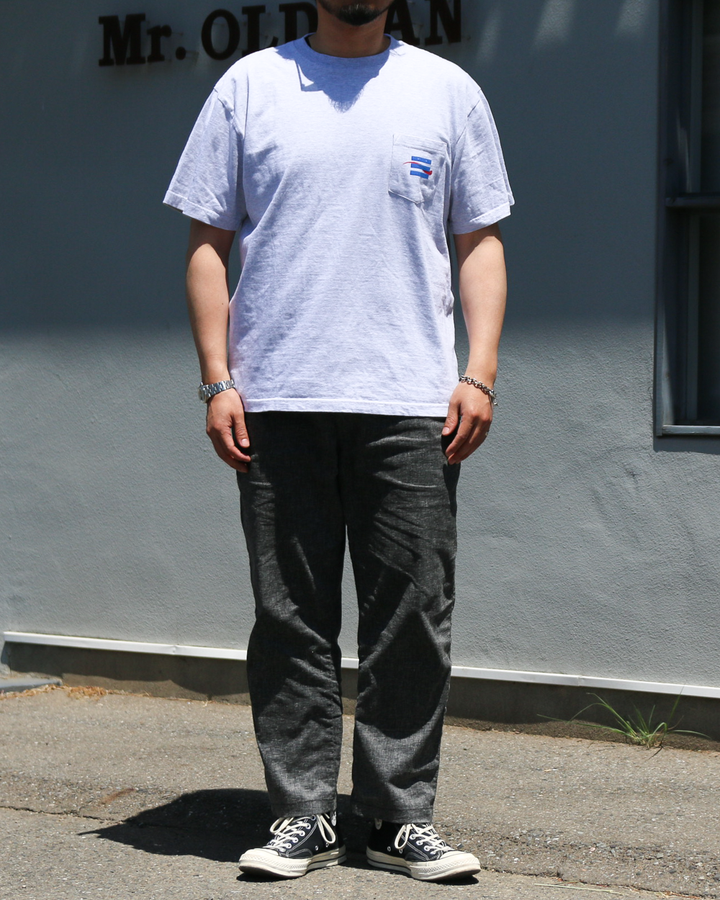 melple Pasadena Pocket Tee (MPC Stamp) Ash