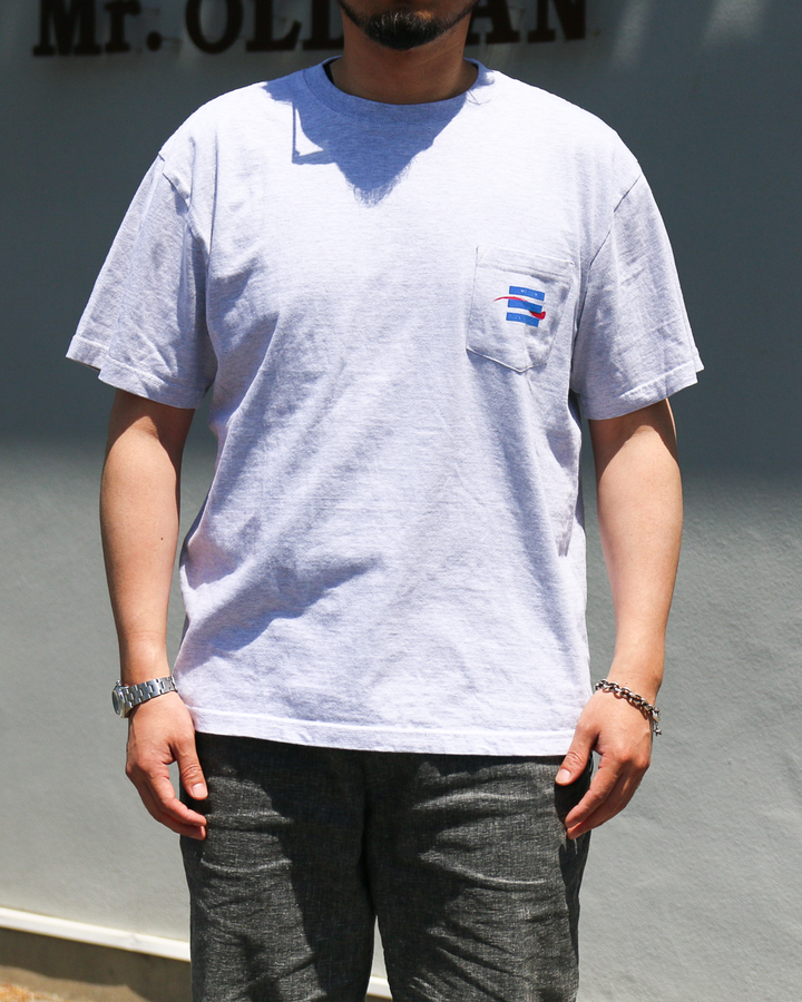 melple Pasadena Pocket Tee (MPC Stamp) Ash
