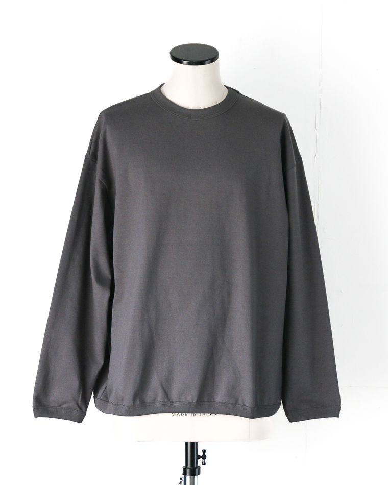 melple メイプル The American Ringer L/S Tee Charcoal