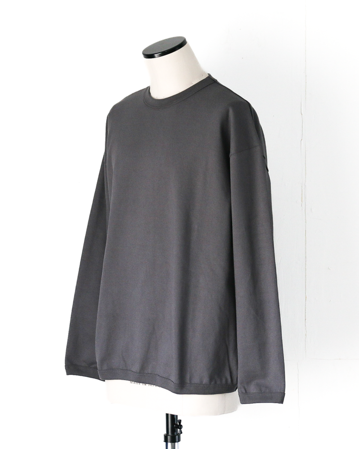 melple メイプル The American Ringer L/S Tee Charcoal