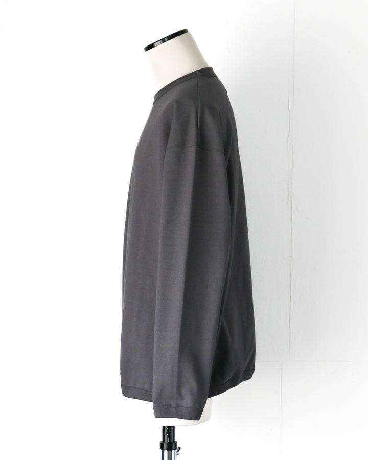 melple メイプル The American Ringer L/S Tee Charcoal
