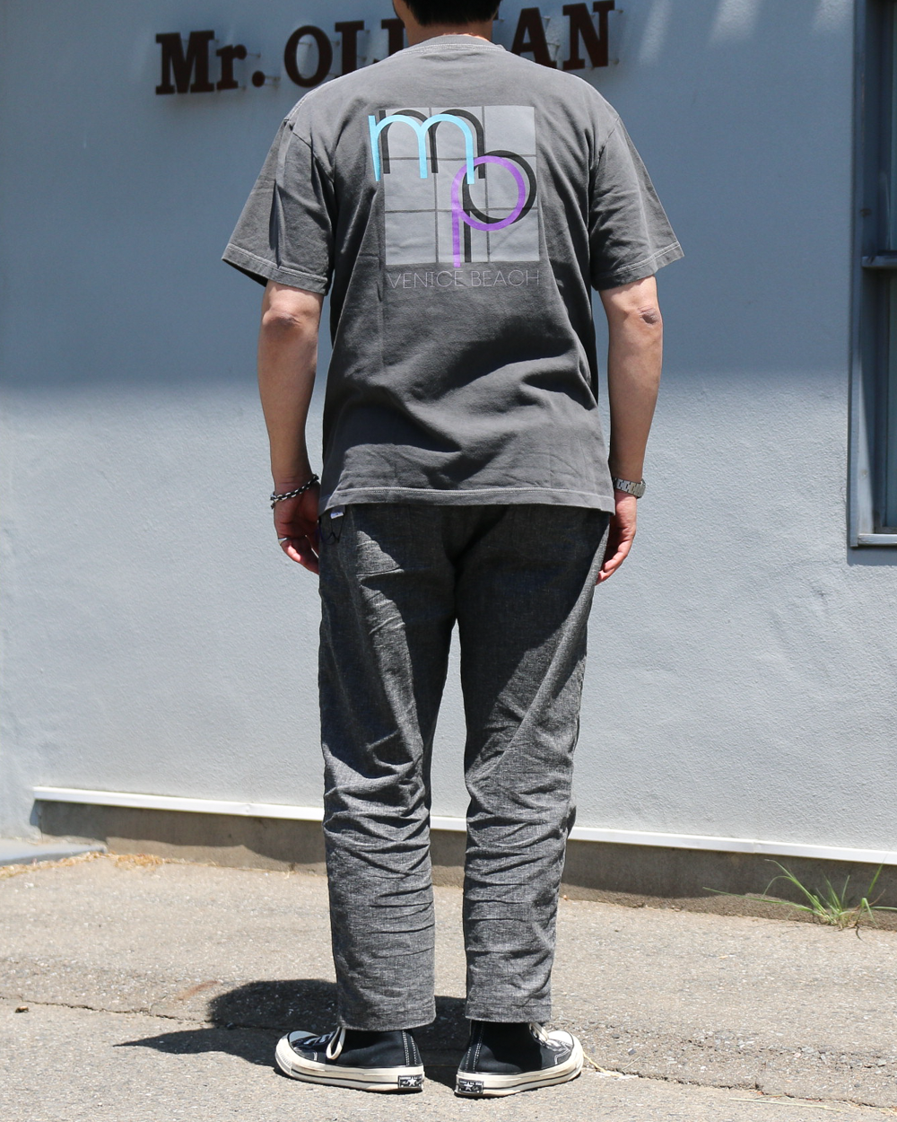 melple Pasadena Pocket Tee (VENICE) Black